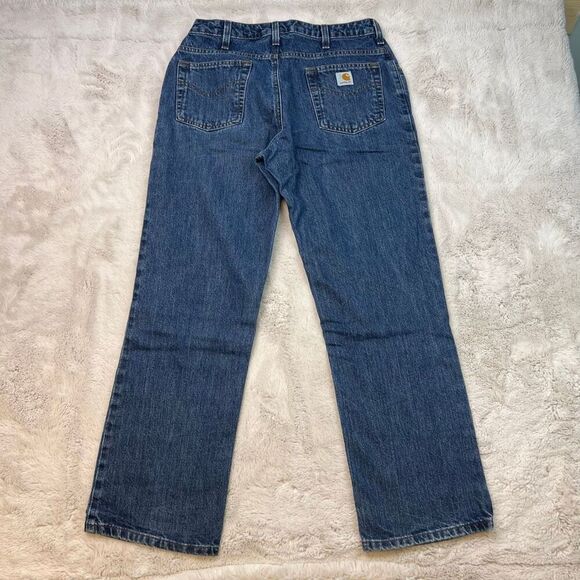 Carhartt Jeans Womens Size 10x30 Straight Leg Cotton Measures 30x30 - Picture 8 of 9